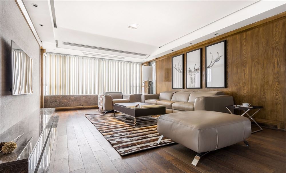 湛江市海洋漁業公司宿舍北歐風格四居室裝修案例