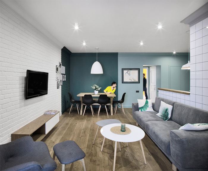 廣州市棠德花園歐式風格二居室裝修案例