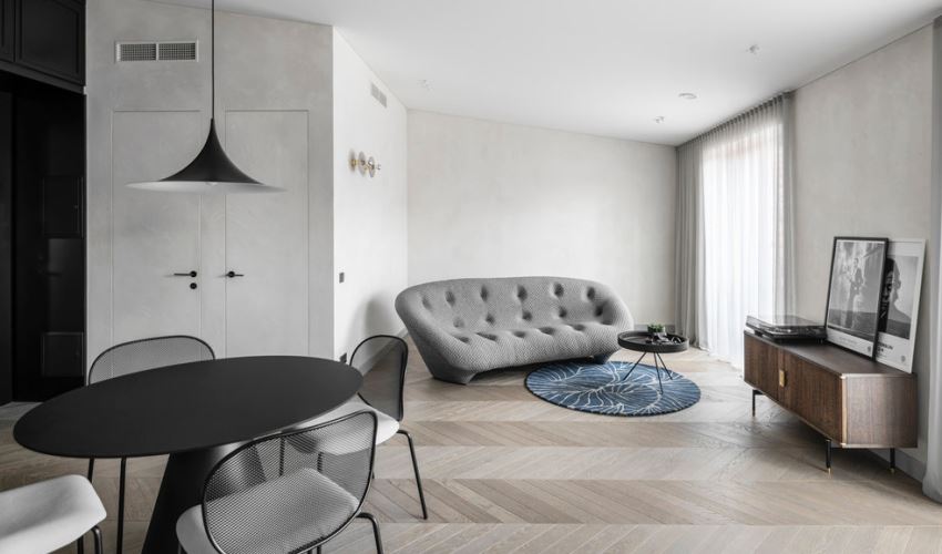 佛山市招商城市主場北歐風(fēng)格三居室裝修案例