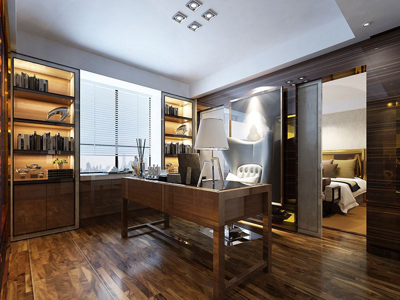 常州市懷德名園輕奢風格三居室裝修案例