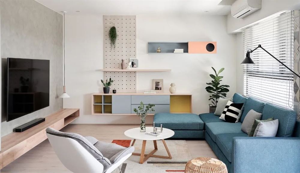 廣州市時代天韻現代簡約風格三居室裝修案例