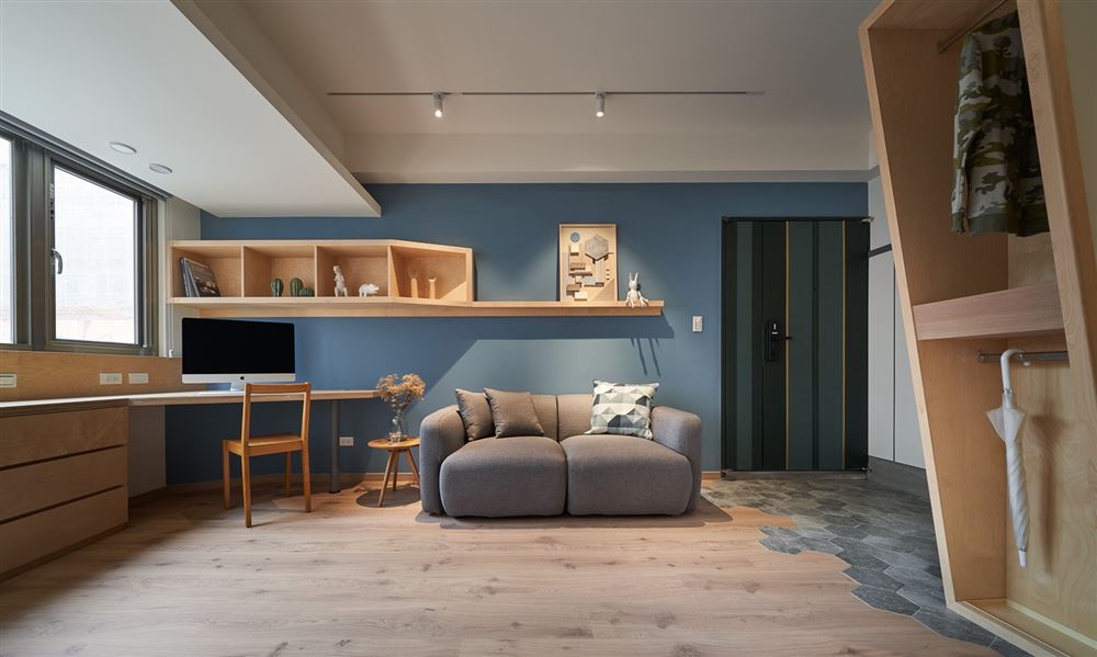 廣州市富力東堤灣現代簡約風格三居室裝修案例