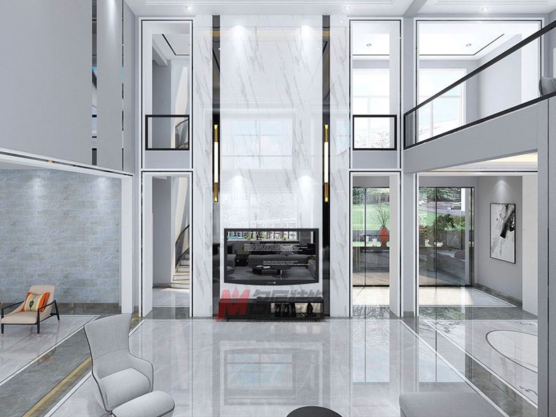 自貢市北湖&middot;中央公園現(xiàn)代風(fēng)格別墅裝修案例