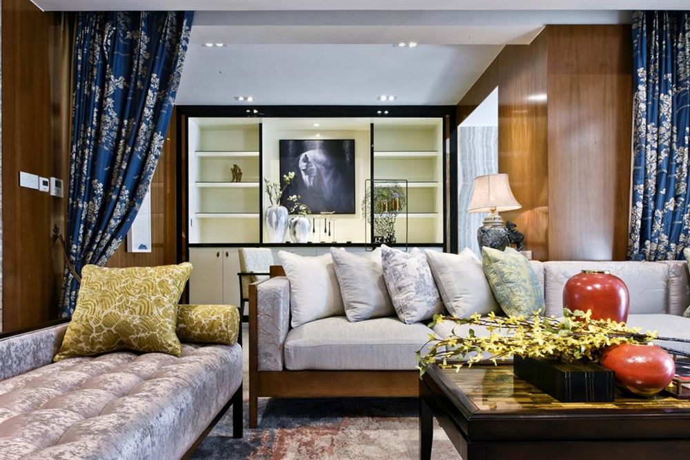 曲靖市錦林花園現(xiàn)代簡約風格四居室裝修案例