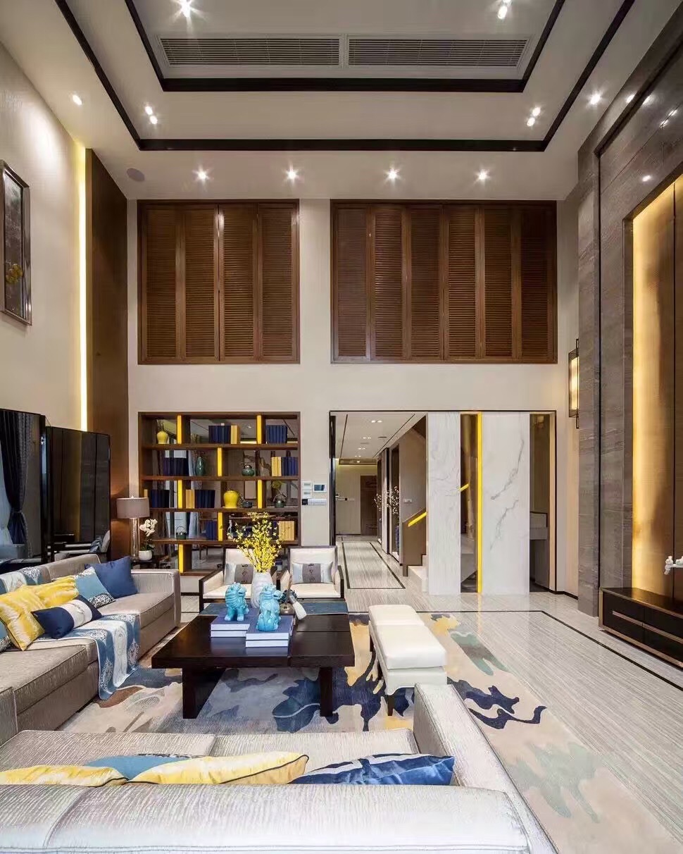 順德碧桂園復式260平米新中式風格裝修案例-客廳 順德碧桂園復式260平米新中式風格裝修案例-客廳