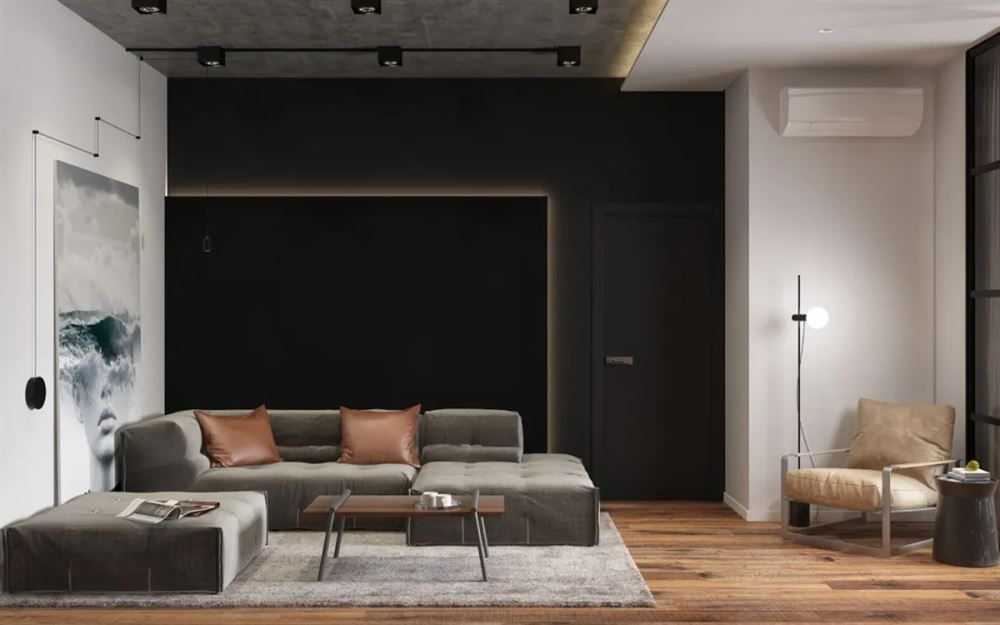 廣州市怡港花園輕奢風格四居室裝修案例