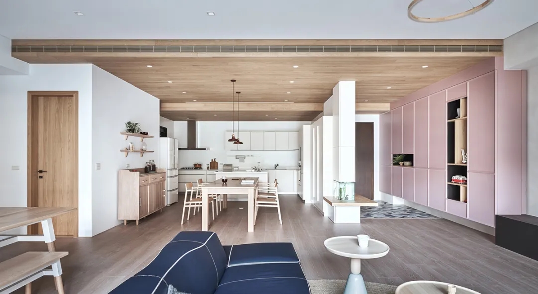 現代原木風格家裝設計室內裝修效果圖-客餐廳 現代原木風格家裝設計室內裝修效果圖-客餐廳