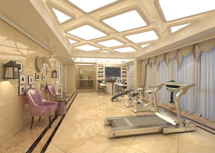 保利高爾夫郡別墅322平米歐式風格裝修案例-二層休閑區 保利高爾夫郡別墅322平米歐式風格裝修案例-二層休閑區