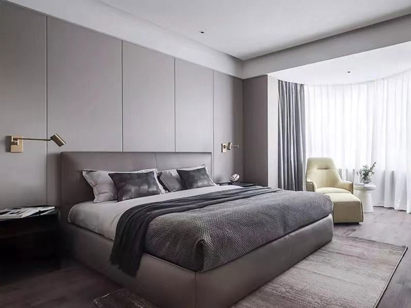 湖州市湖建山水佳苑現(xiàn)代簡約風(fēng)格三居室裝修案例