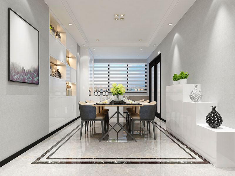 廣州市雅寶新城現代簡約風格二居室裝修案例