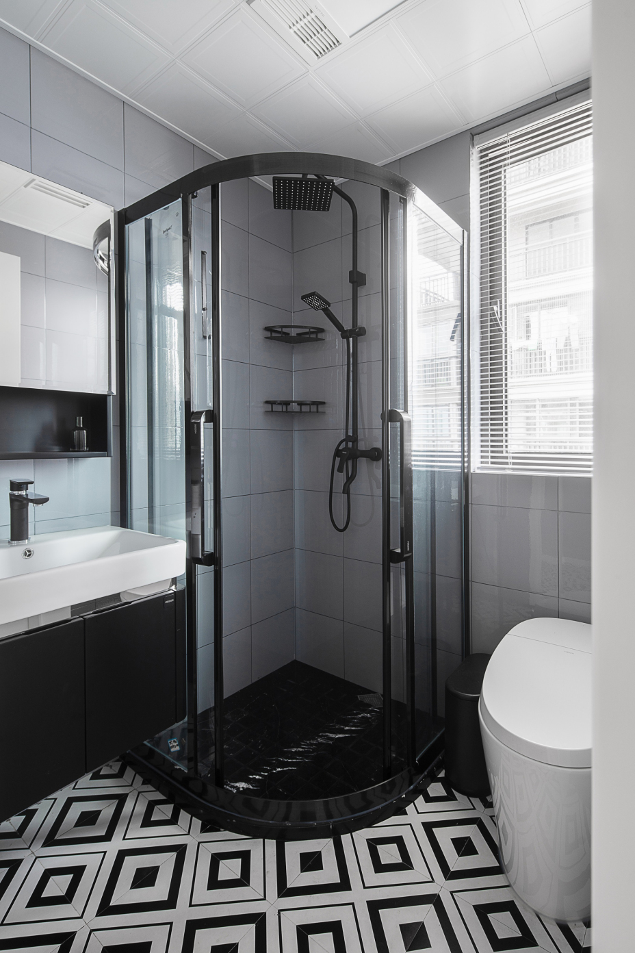 現代北歐風格室內家裝案例效果圖-衛生間 現代北歐風格室內家裝案例效果圖-衛生間