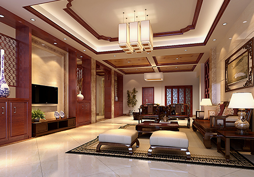 茂名市東方新城歐式風(fēng)格二居室裝修案例