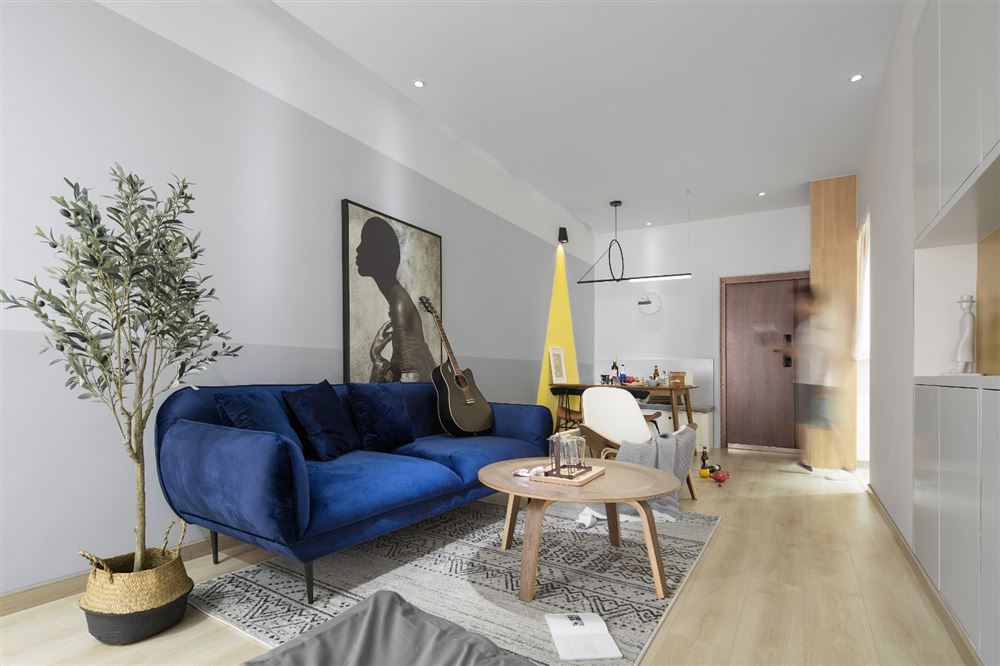 佛山市萬科金域水岸北歐風格二居室裝修案例