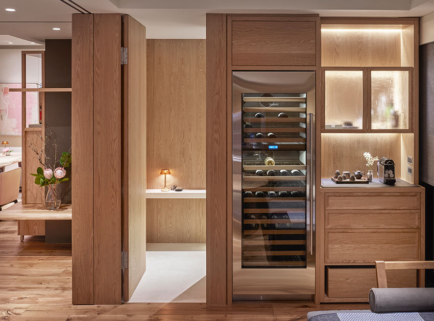 臺式風格家裝設計室內(nèi)裝修效果圖-餐邊柜