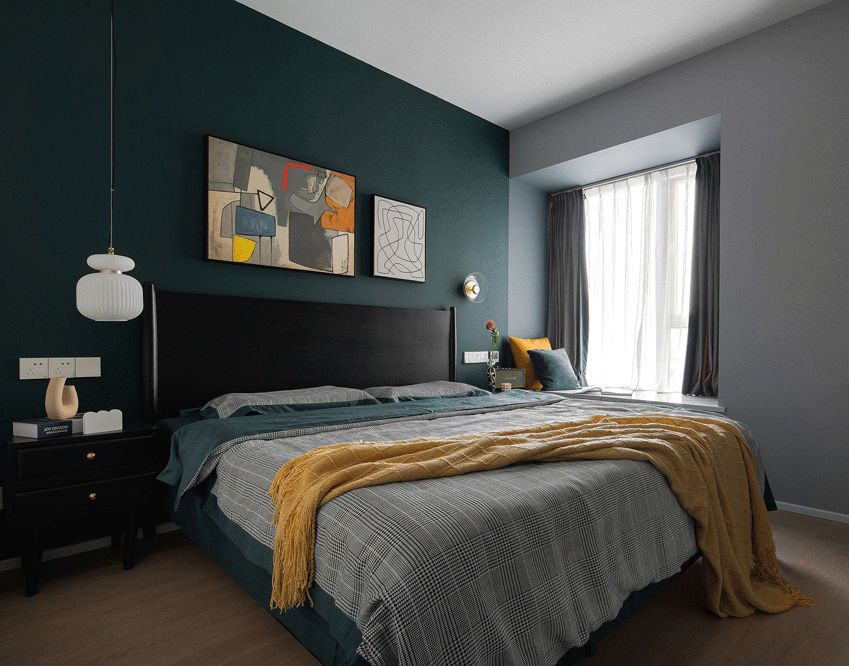 裝修案例前衛輕奢風格室內裝修效果圖-臥室 裝修案例前衛輕奢風格室內裝修效果圖-臥室