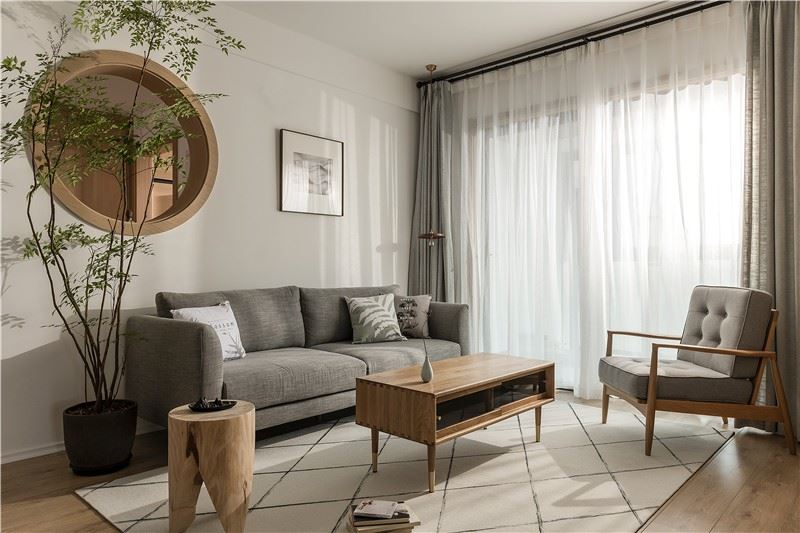 深圳市瓏灣北歐風格三居室裝修案例