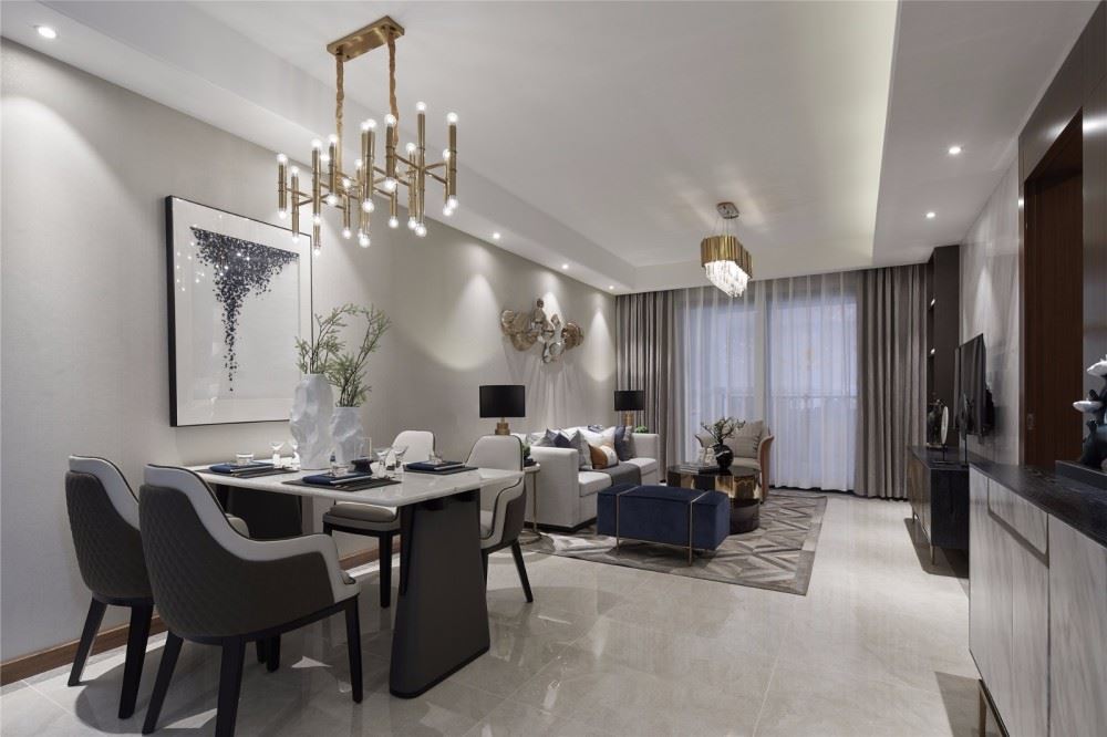 曲靖市田源小區北歐風格三居室裝修案例