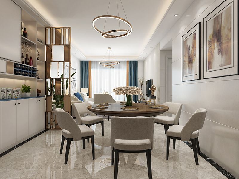 茂名市幫德大廈現(xiàn)代簡(jiǎn)約風(fēng)格三居室裝修案例