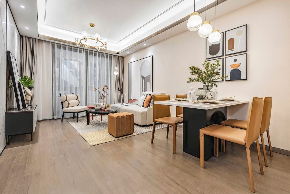 佛山市金地&middot;中南&middot;新城大境現(xiàn)代簡約風格三居室裝修案例