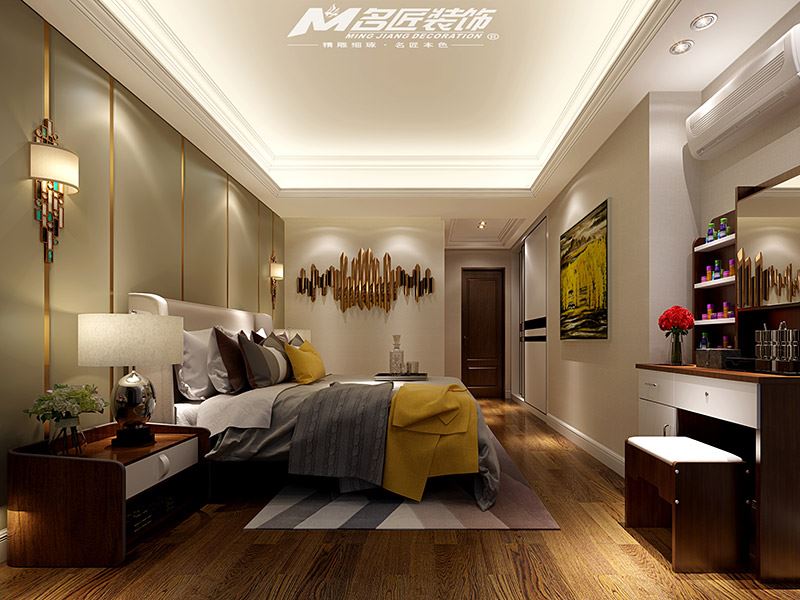 揭陽市香格里拉花園歐式風格三居室裝修案例