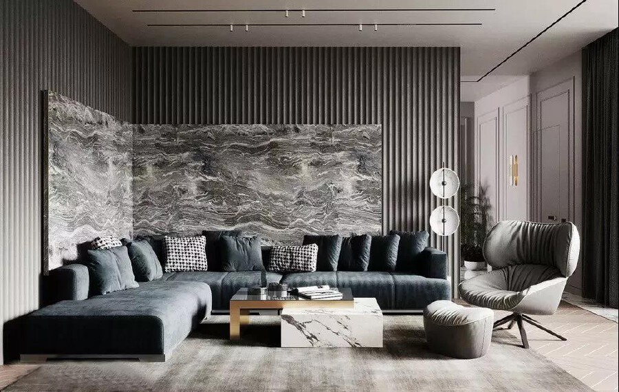 佛山裝修公司現(xiàn)代輕奢風格室內(nèi)裝修效果圖-客廳 佛山裝修公司現(xiàn)代輕奢風格室內(nèi)裝修效果圖-客廳