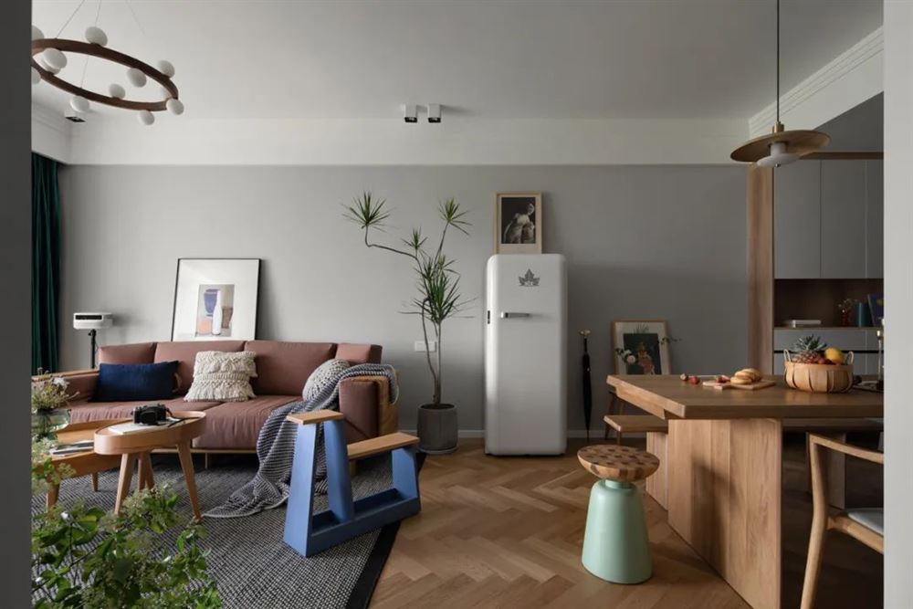 茂名市幫德大廈北歐風(fēng)格三居室裝修案例