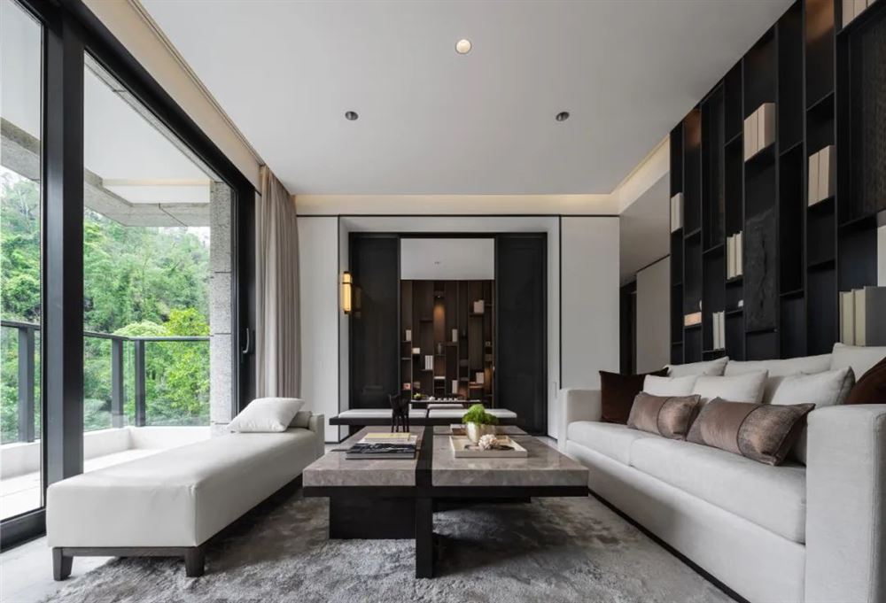 陽江市中集國際城五期新中式風(fēng)格復(fù)式裝修案例