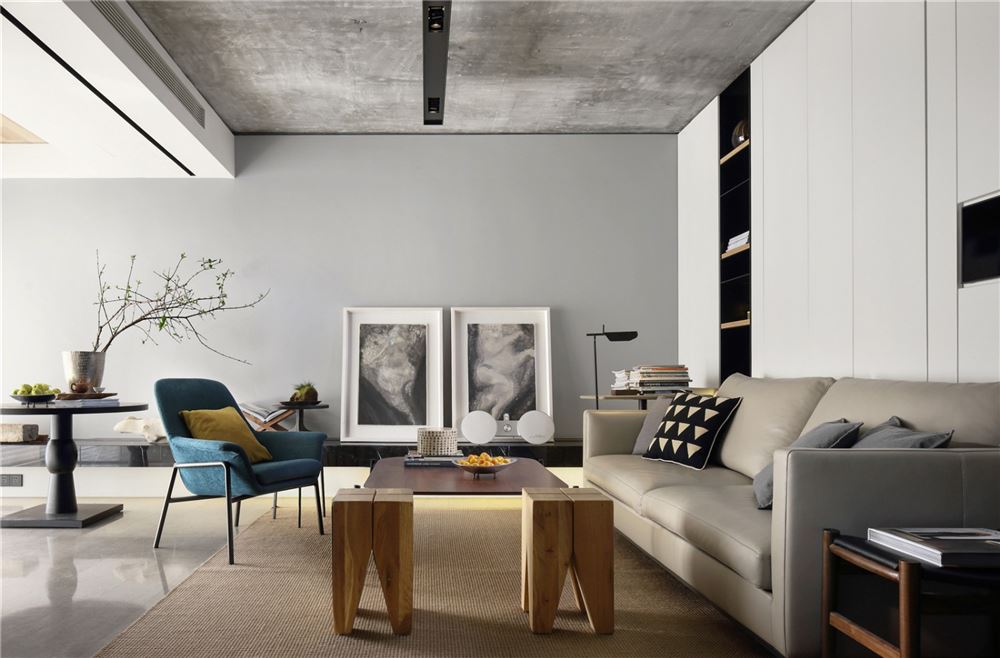 廣州市東圃廣場現代簡約風格三居室裝修案例