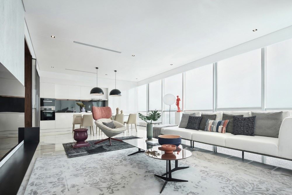 楚雄彝族自治州龍達花園2期現代簡約風格平層裝修案例