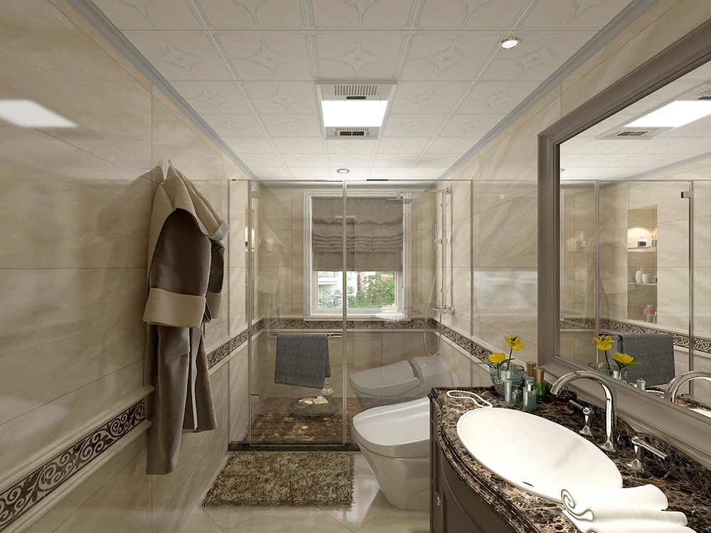 裝修公司歐式風格室內裝修效果圖-衛(wèi)生間