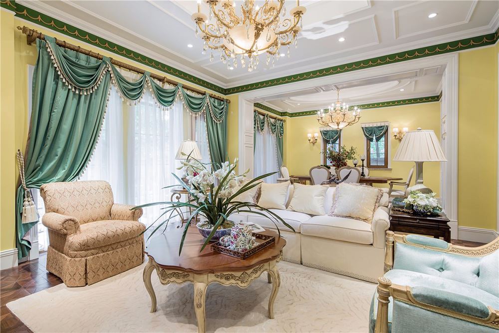 江門(mén)市江海碧桂園田園風(fēng)格三居室裝修案例