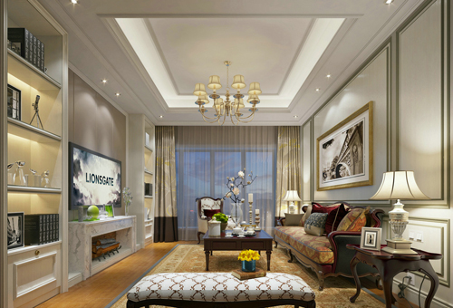 韶關(guān)市龍洲島菲詩艾倫歐式風(fēng)格別墅裝修案例