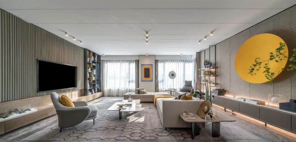 昭通市撫鎮門廣場現代簡約風格平層裝修案例