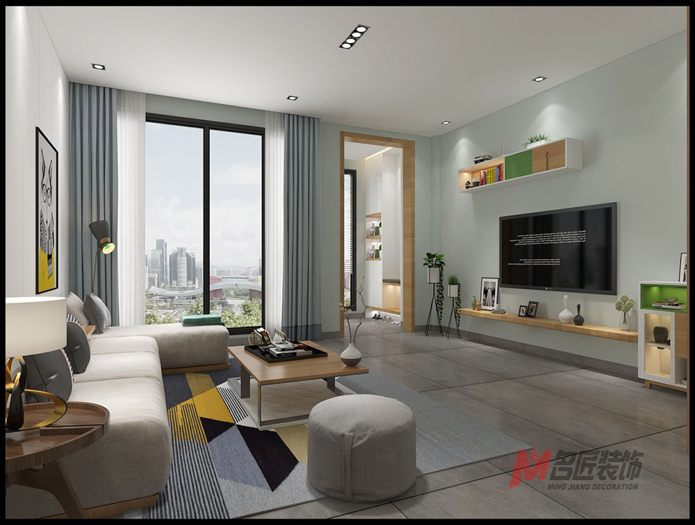 文萃景苑別墅280平米北歐風格裝修案例-客廳2 文萃景苑別墅280平米北歐風格裝修案例-客廳2