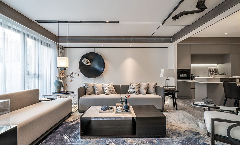 曲靖市爨鄉印象新中式風格別墅裝修案例