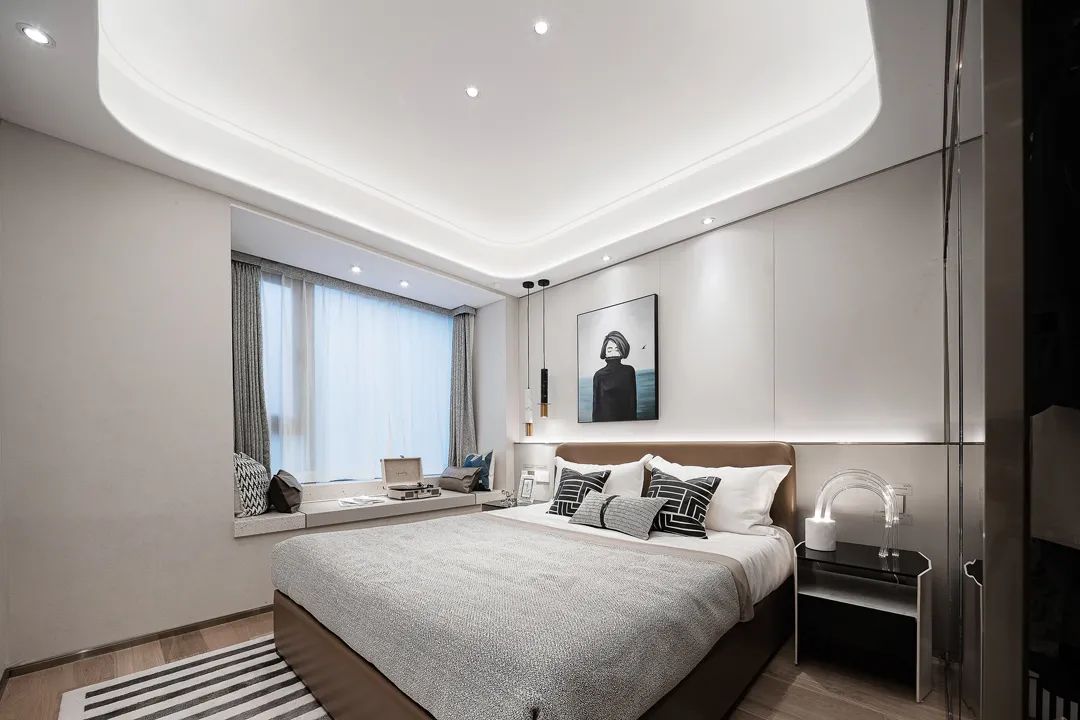 現代簡約風格室內設計家裝案例-次臥 現代簡約風格室內設計家裝案例-次臥