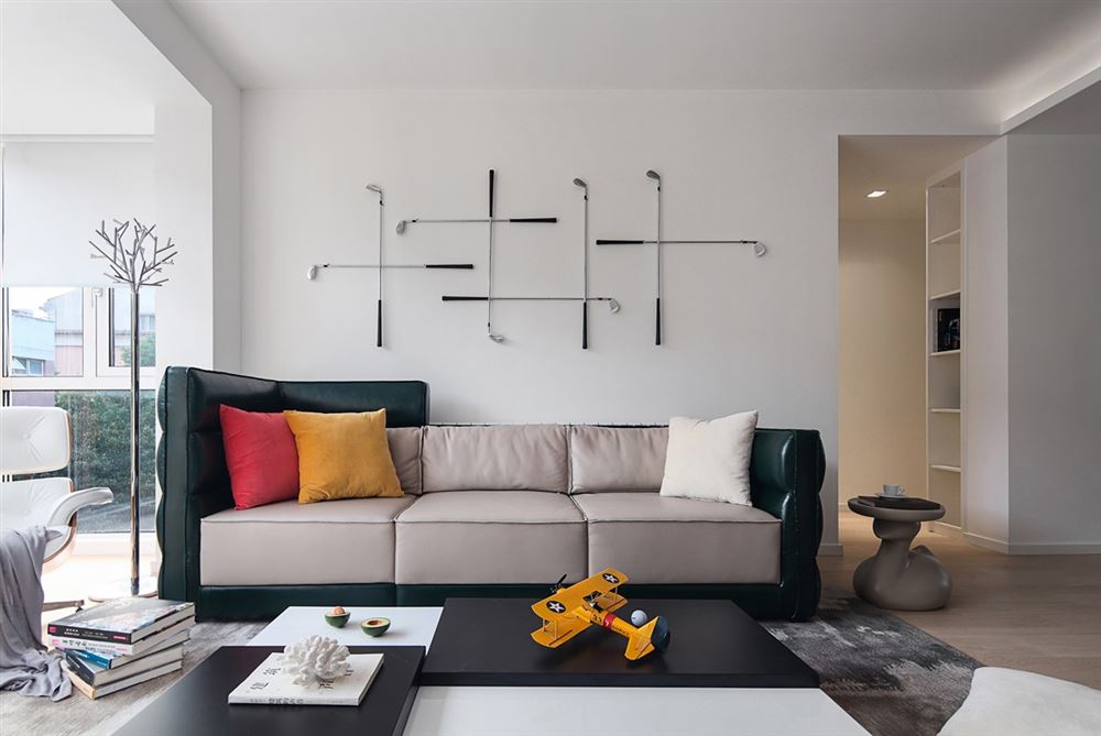 汕頭市華悅春天花園現代簡約風格三居室裝修案例