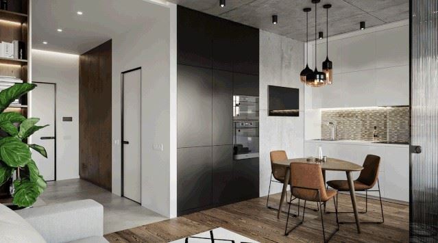 廣州市南沙保利城現(xiàn)代簡約風格公寓裝修案例