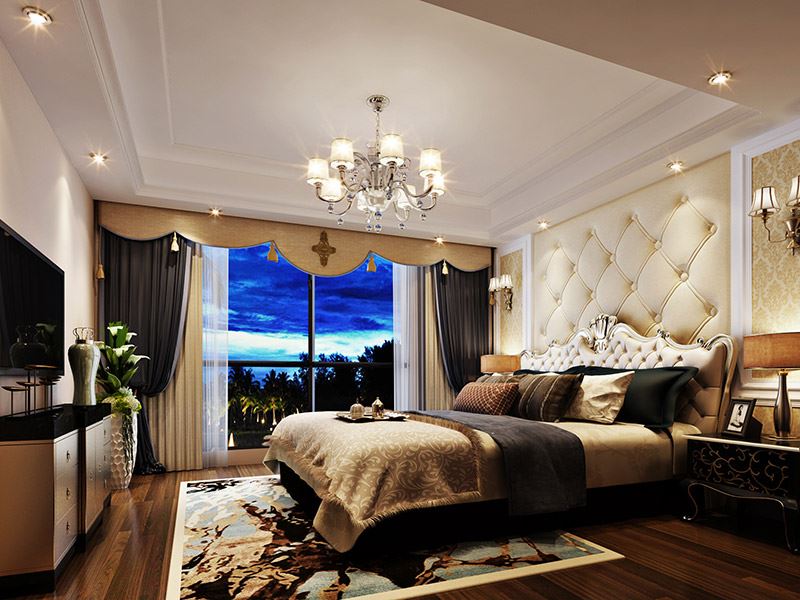 河源市碧桂園星鉆歐式風(fēng)格三居室裝修案例