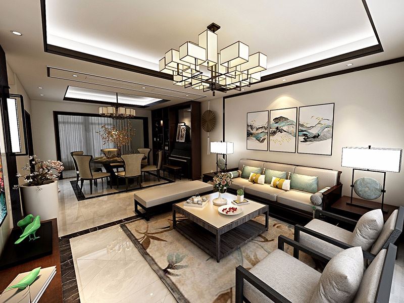 佛山市弘陽德商昕悅府北歐風格四居室裝修案例