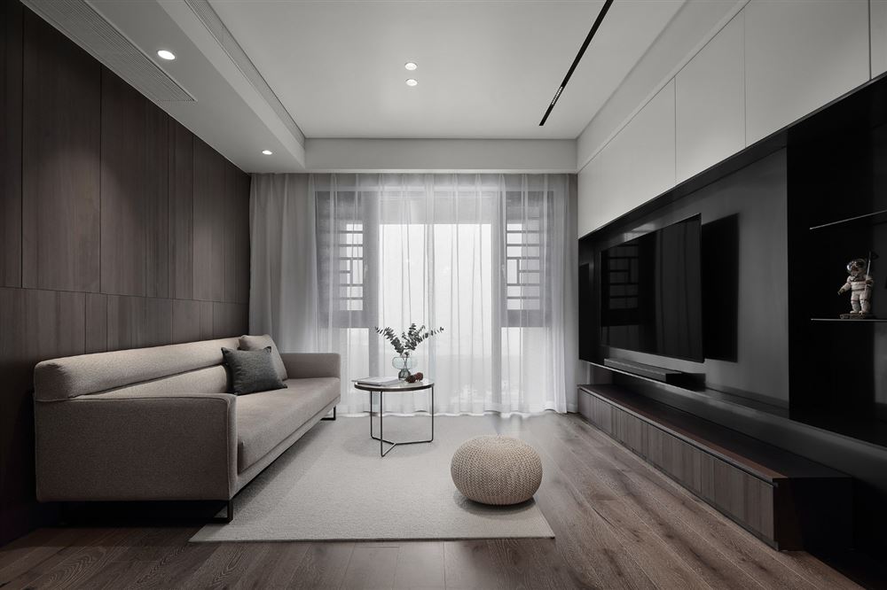 佛山市雅居樂&middot;江畔明珠輕奢風格三居室裝修案例