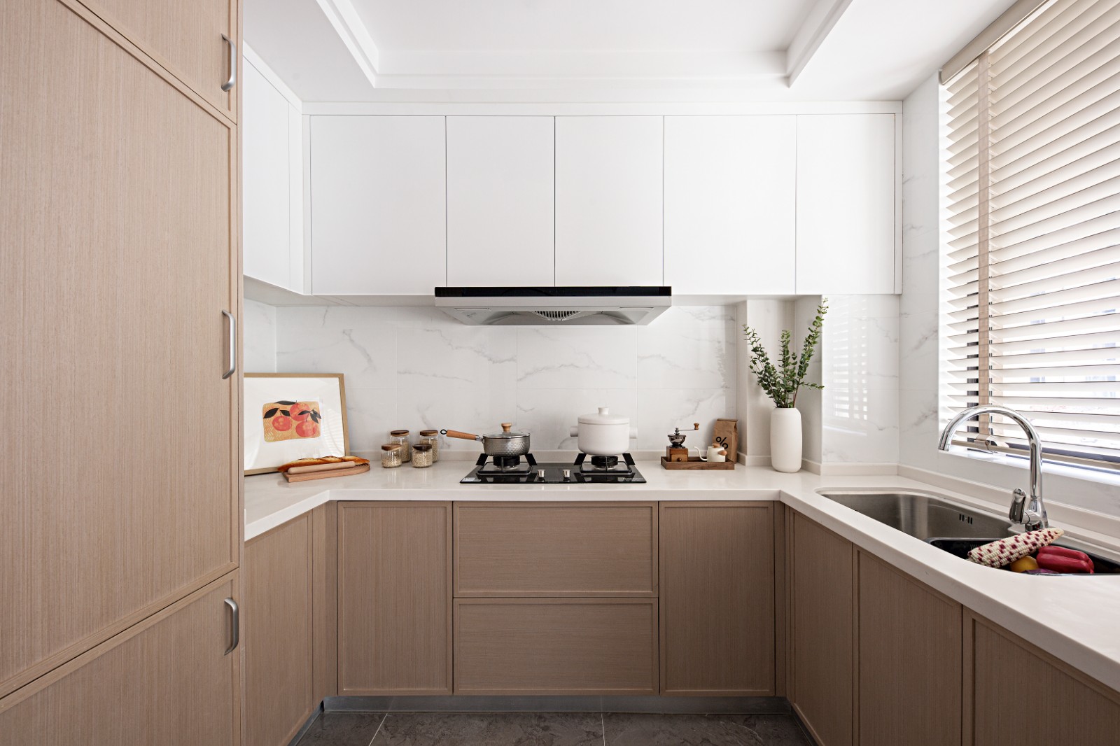 日式禪意風格家裝設計別墅裝修效果圖-廚房 日式禪意風格家裝設計別墅裝修效果圖-廚房