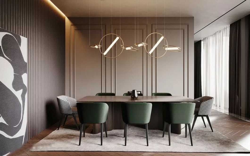 佛山裝修公司現(xiàn)代輕奢風格室內(nèi)裝修效果圖-餐廳 佛山裝修公司現(xiàn)代輕奢風格室內(nèi)裝修效果圖-餐廳