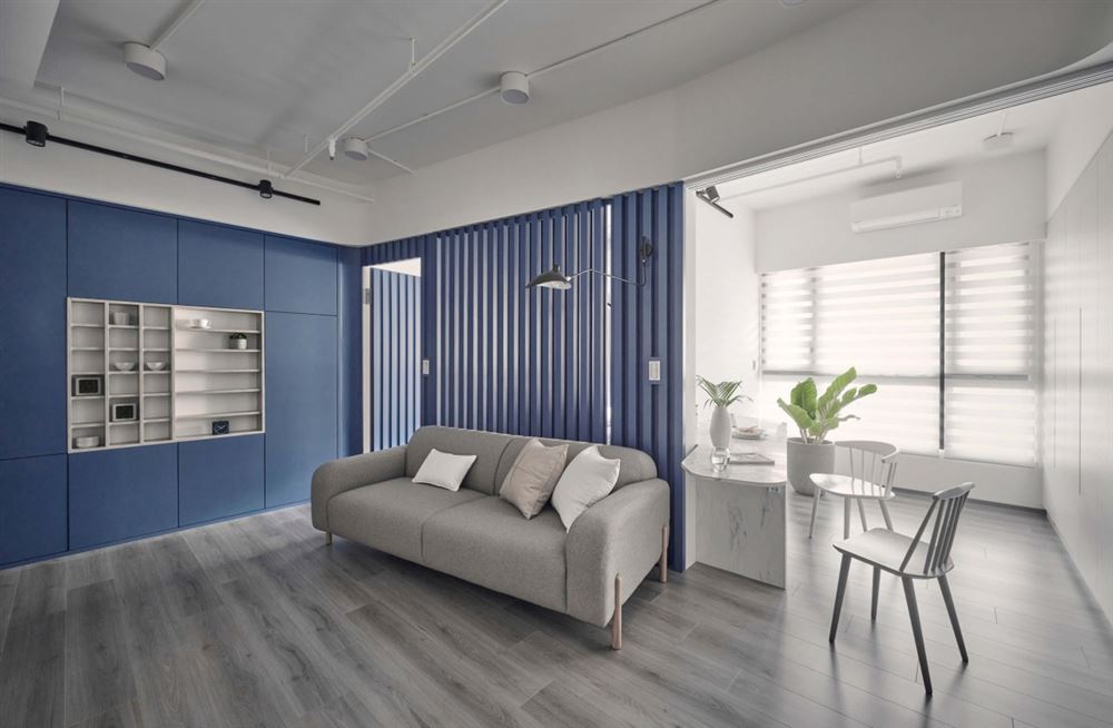 佛山市綠城桂語映月現代簡約風格三居室裝修案例