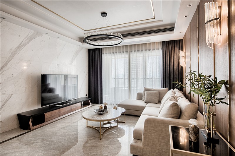 后現(xiàn)代港式風(fēng)格家裝設(shè)計(jì)室內(nèi)裝修效果圖-客廳 后現(xiàn)代港式風(fēng)格家裝設(shè)計(jì)室內(nèi)裝修效果圖-客廳