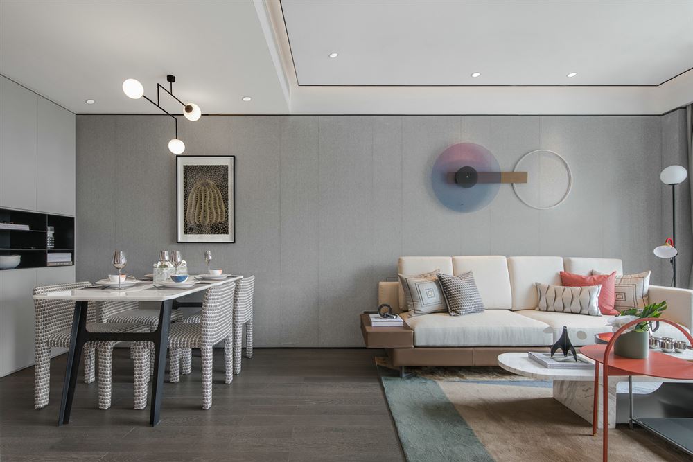 清遠(yuǎn)市北部萬(wàn)科城歐式風(fēng)格三居室裝修案例