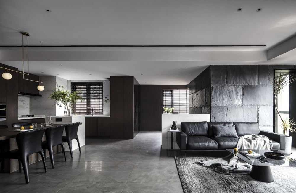 江門市潮連聚龍新村現代簡約風格三居室裝修案例