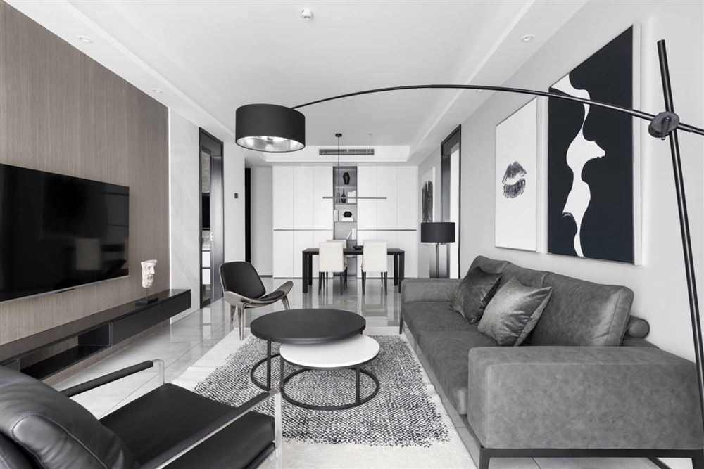 佛山市旭輝雅居樂清樾現代風格五居室裝修案例