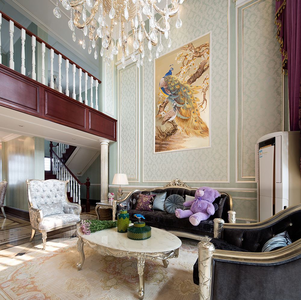 江門市碧桂園翡翠香堤歐式風格別墅裝修案例