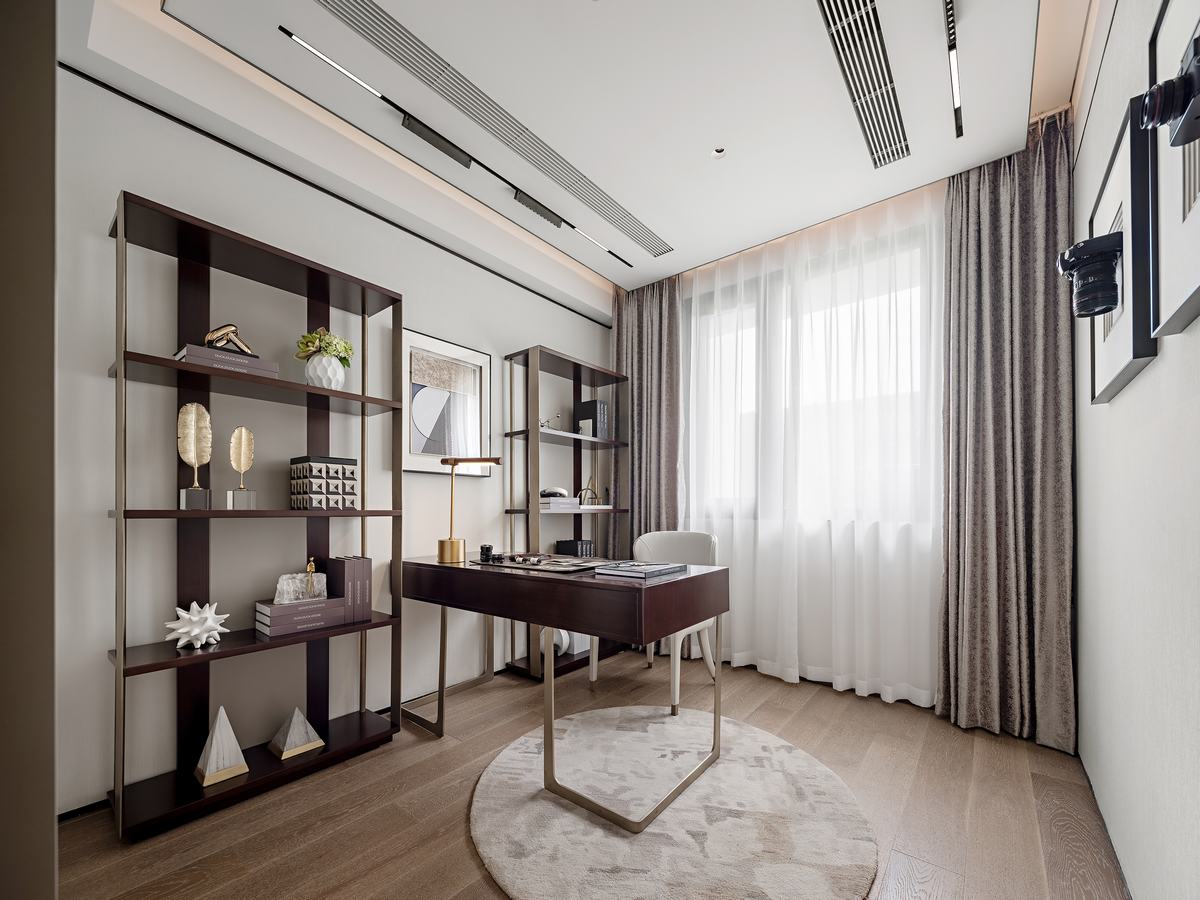 日式侘寂風格室內設計家裝案例-書房 日式侘寂風格室內設計家裝案例-書房